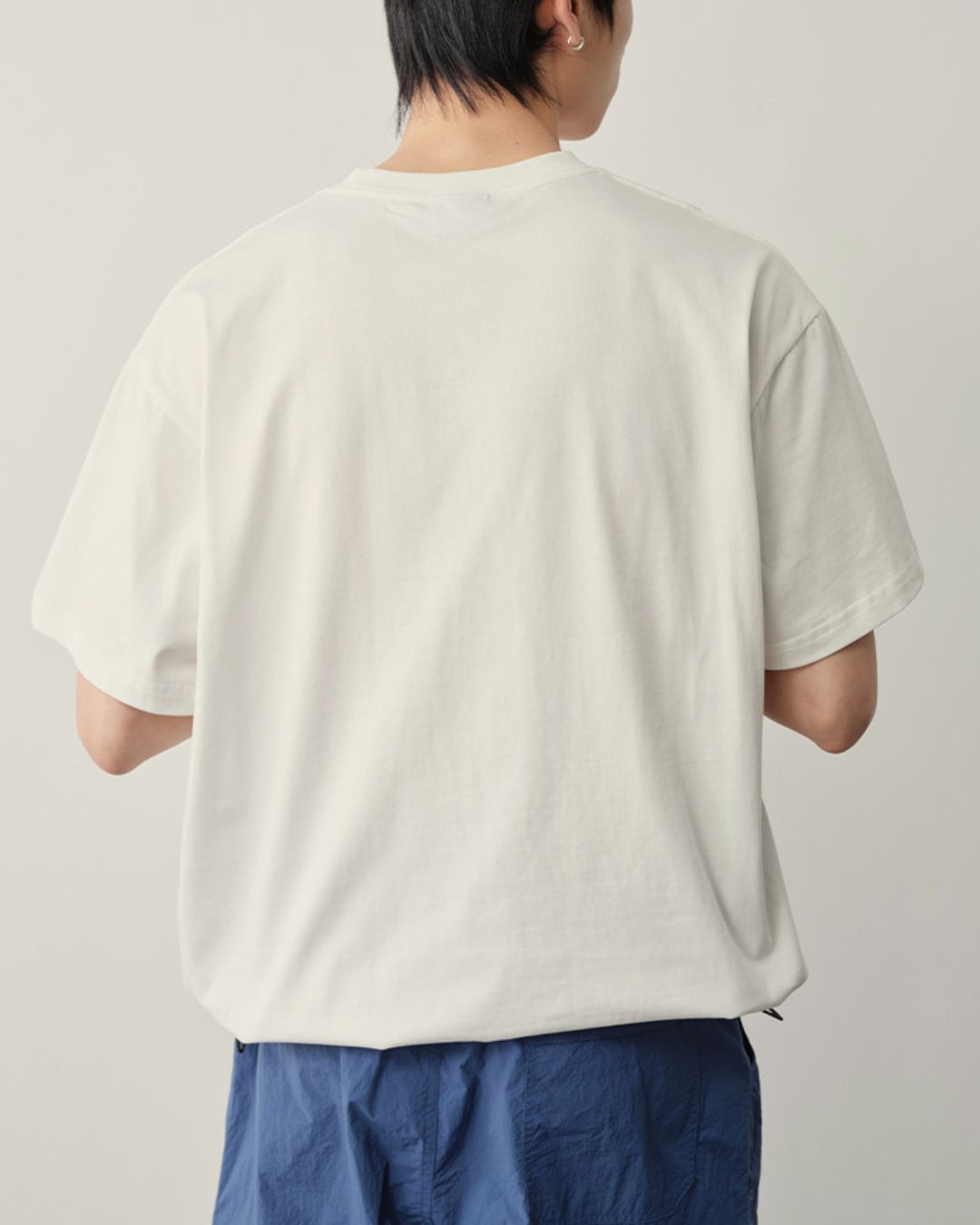 Pocket Drawstring Cool T-shirt　ST183