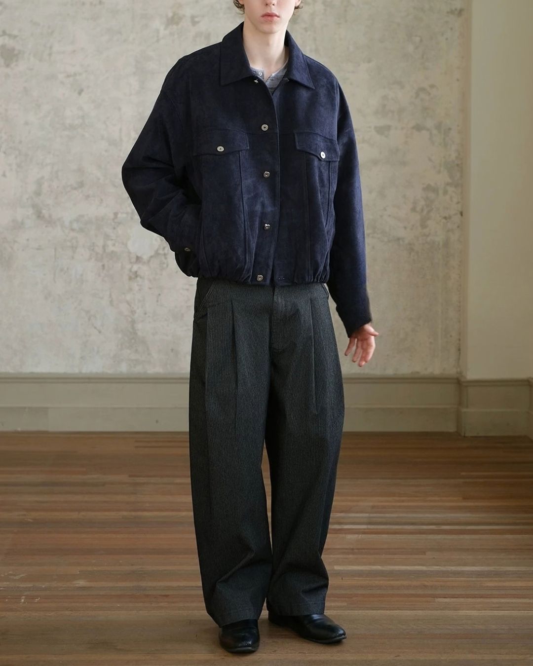 Relaxed Tuck Wide Pants　WP121