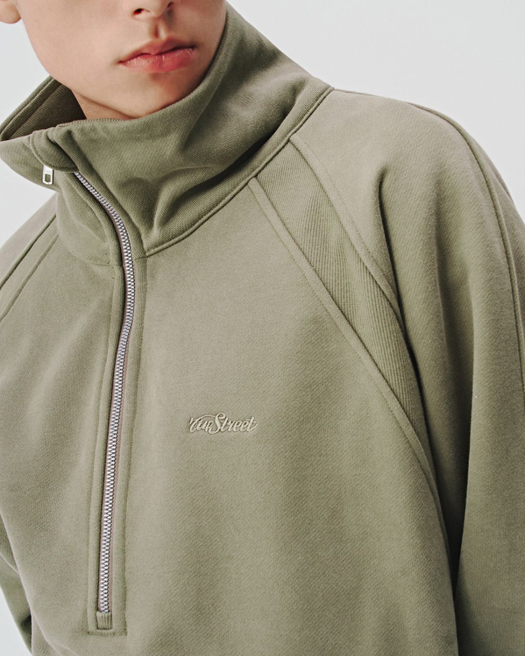 Half Zip Neck Sweat　SW069