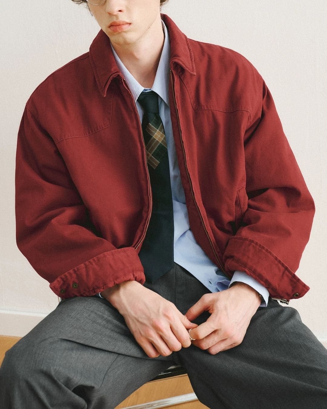Vintage Wash Zip Jacket　JK256