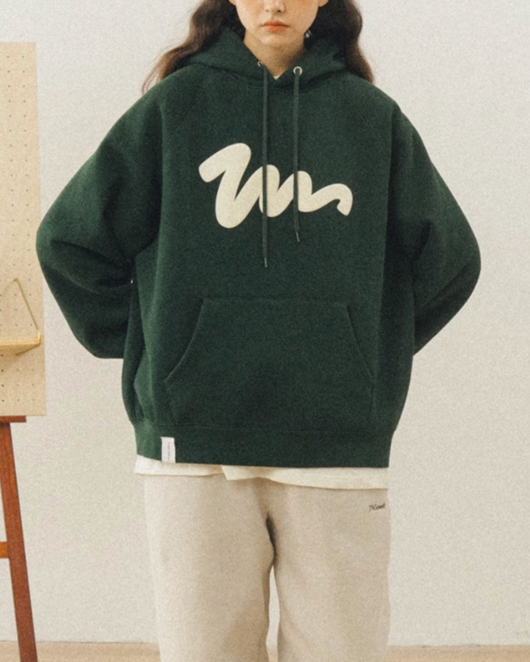 Painted Logo Hoodie　HD011