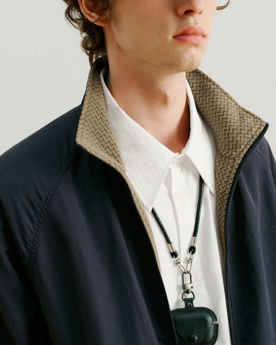 Reversible Stand Collar Jacket　JK257