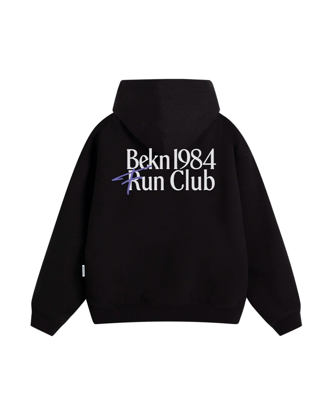 Relaxing Logo Print Hoodie　HD077