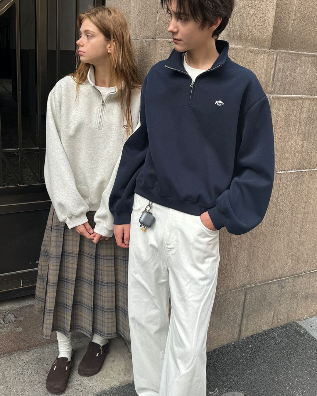 Half-Zip Sweat Pullover　SW091