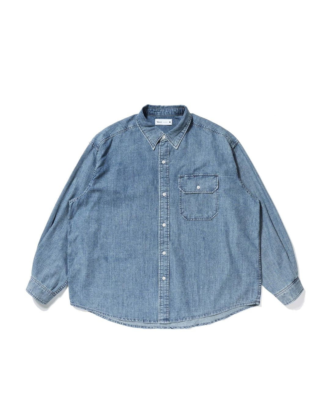 Washed Denim Utility Pocket Shirt　LS109