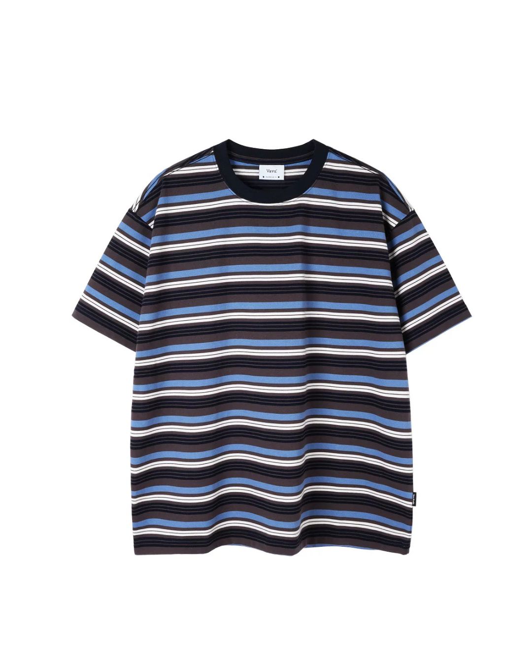 Color-blocked Striped T-shirt　ST195
