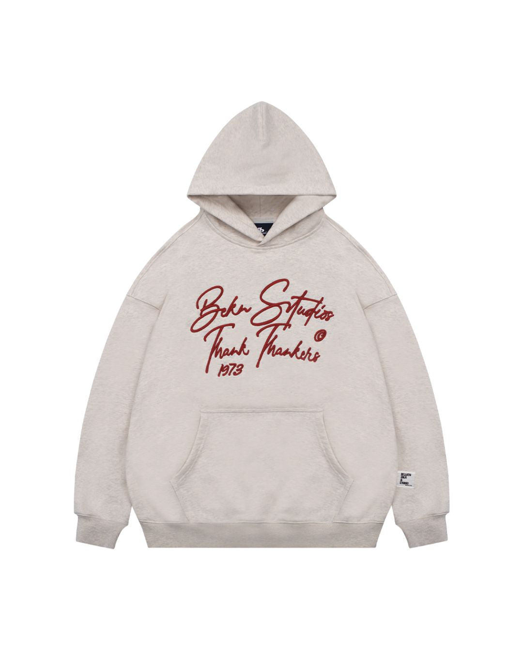 Letter Embroidered Hoodie　HD071