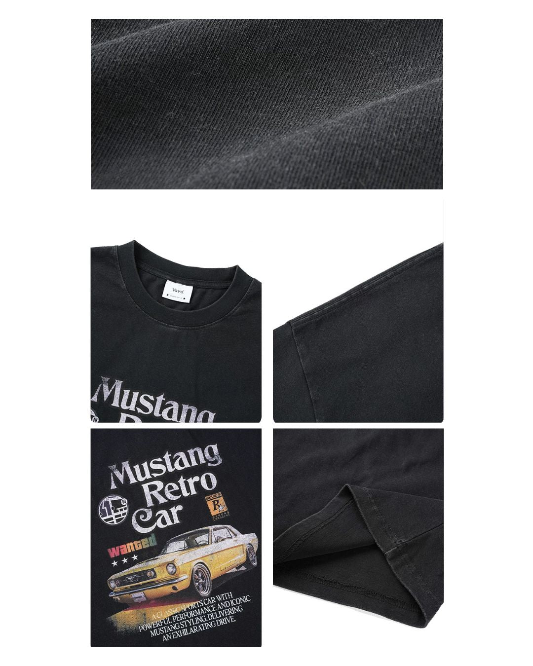 Vintage Print Relaxed T-shirt ST191 – prips