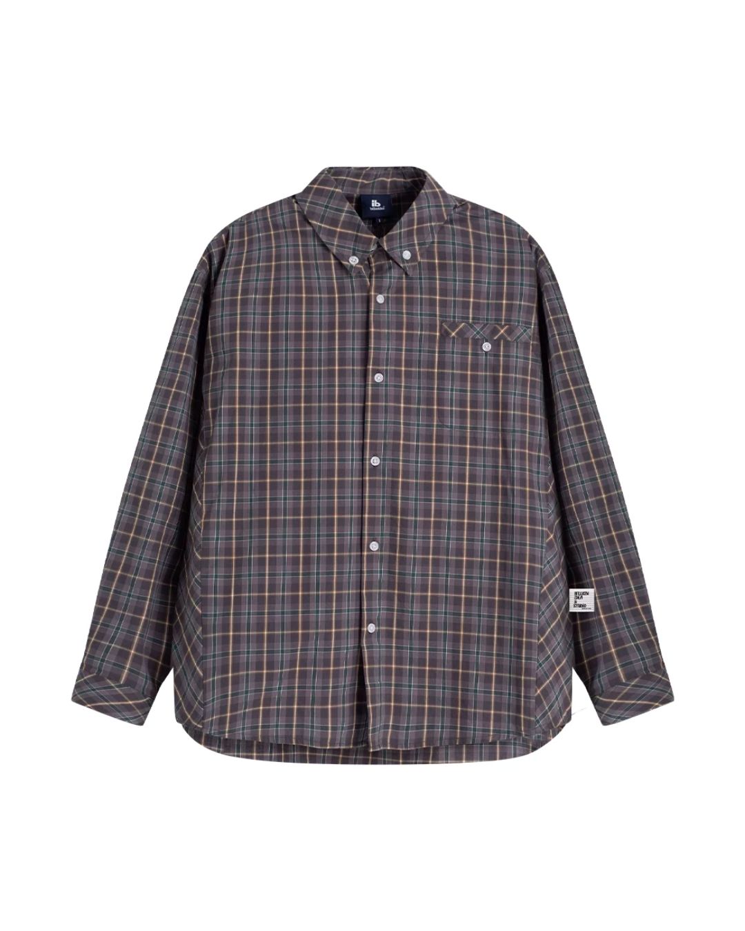 【予約販売】Pure Cotton Checked Shirt　LS104