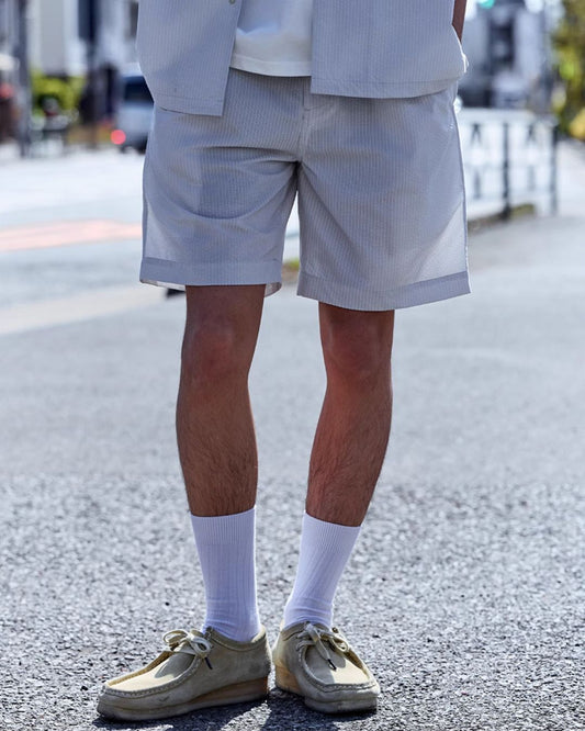 Stripe Seersucker Shorts　SP064