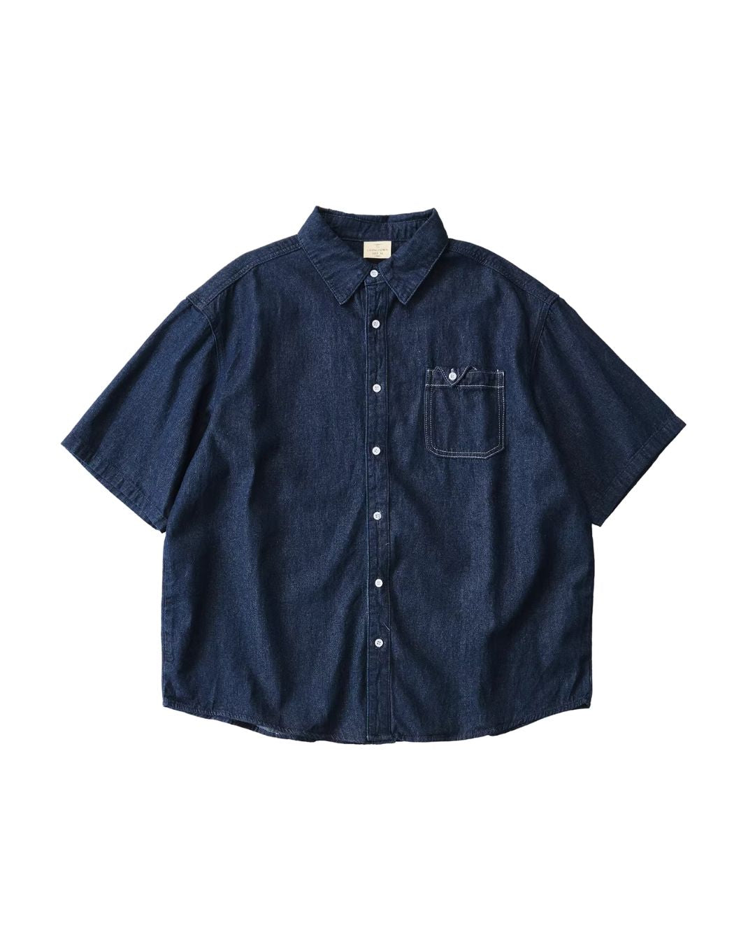 Stitch Pocket Denim Work Shirt　SS080
