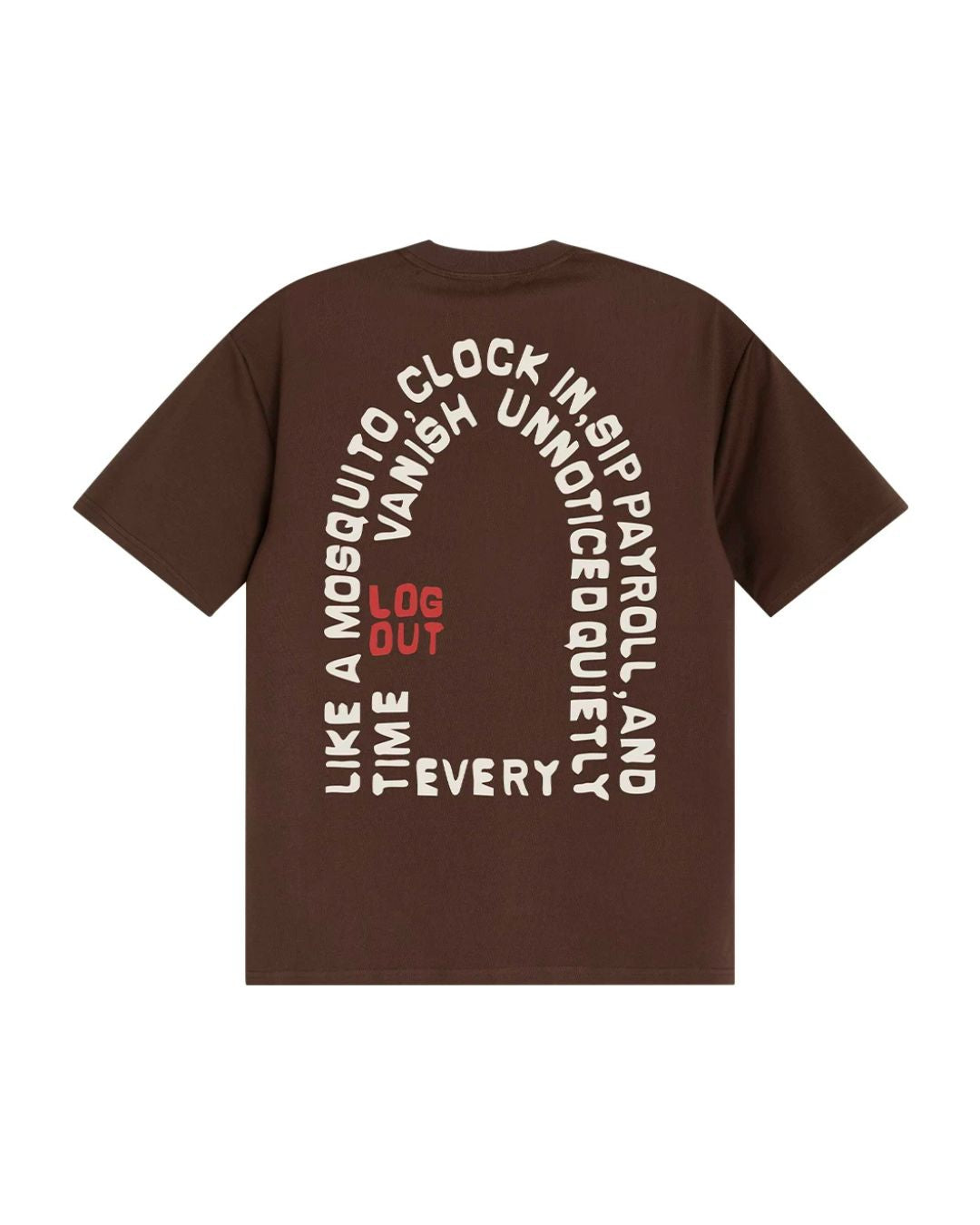 Arch Logo Print T-Shirt　ST213