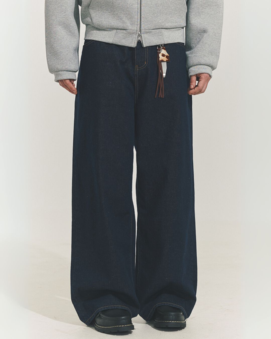 Non-wash Loose Straight Jeans　DP053