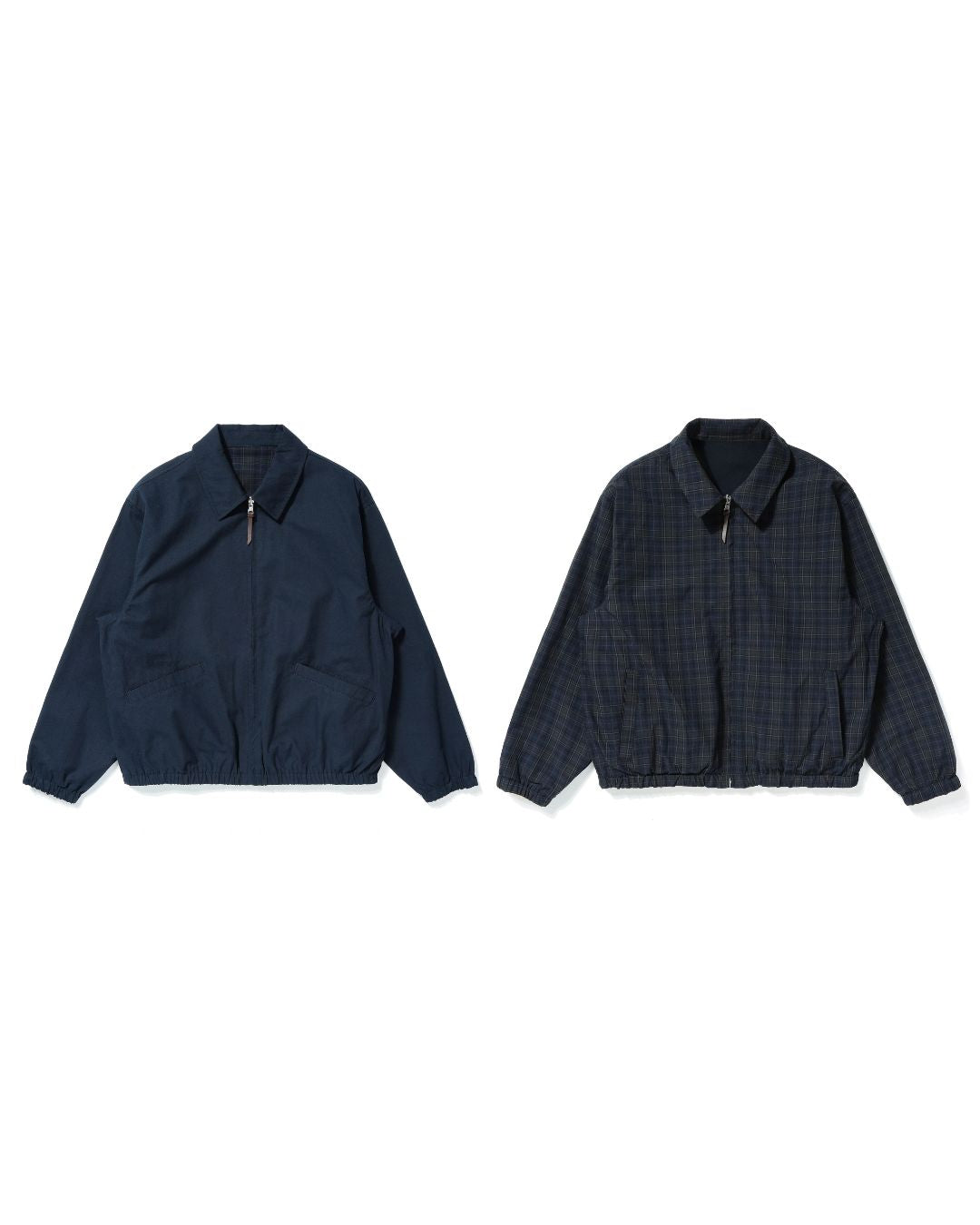 Reversible Check Zip Jacket　JK259