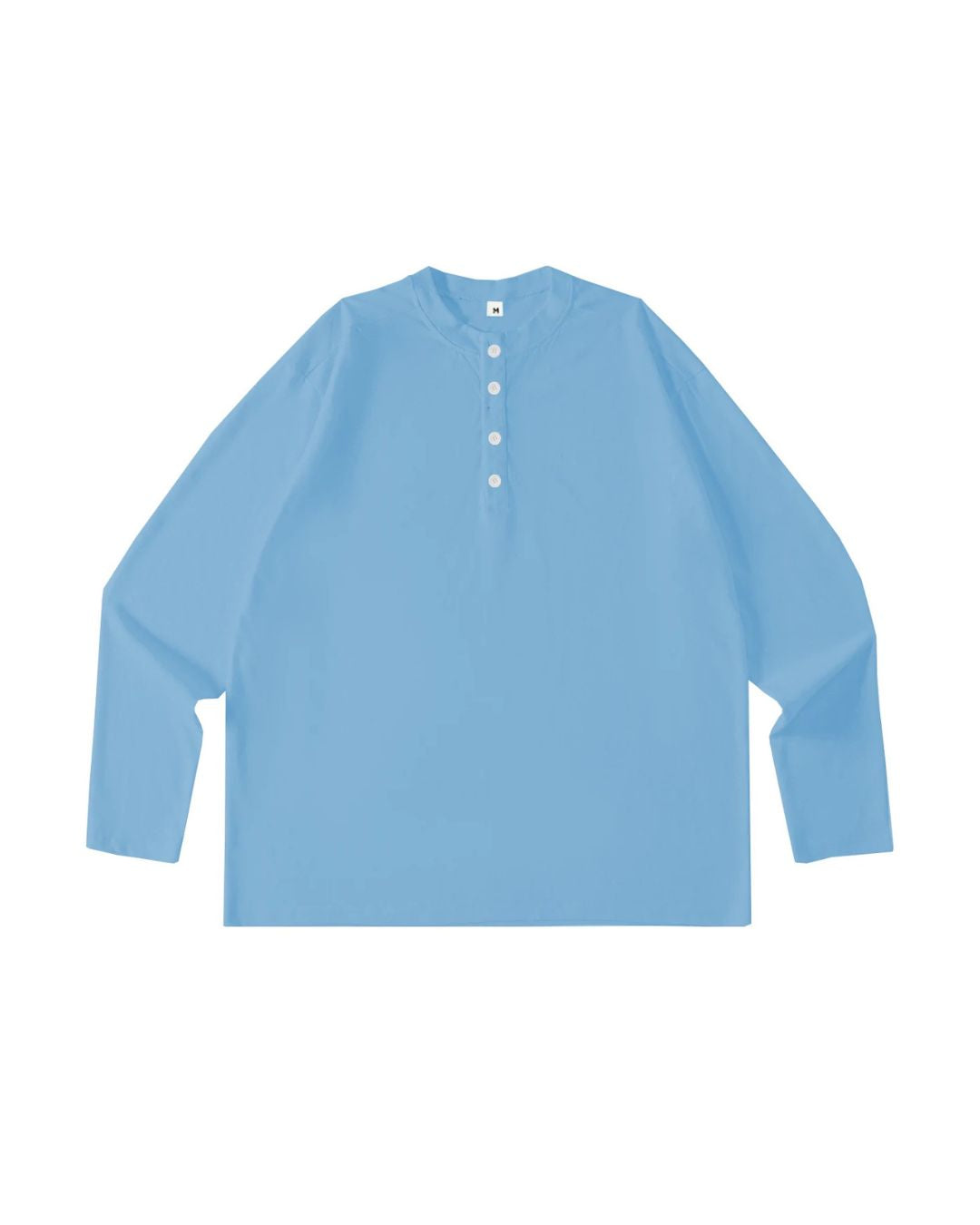 Relaxed Slub Henley T-Shirt　LT089
