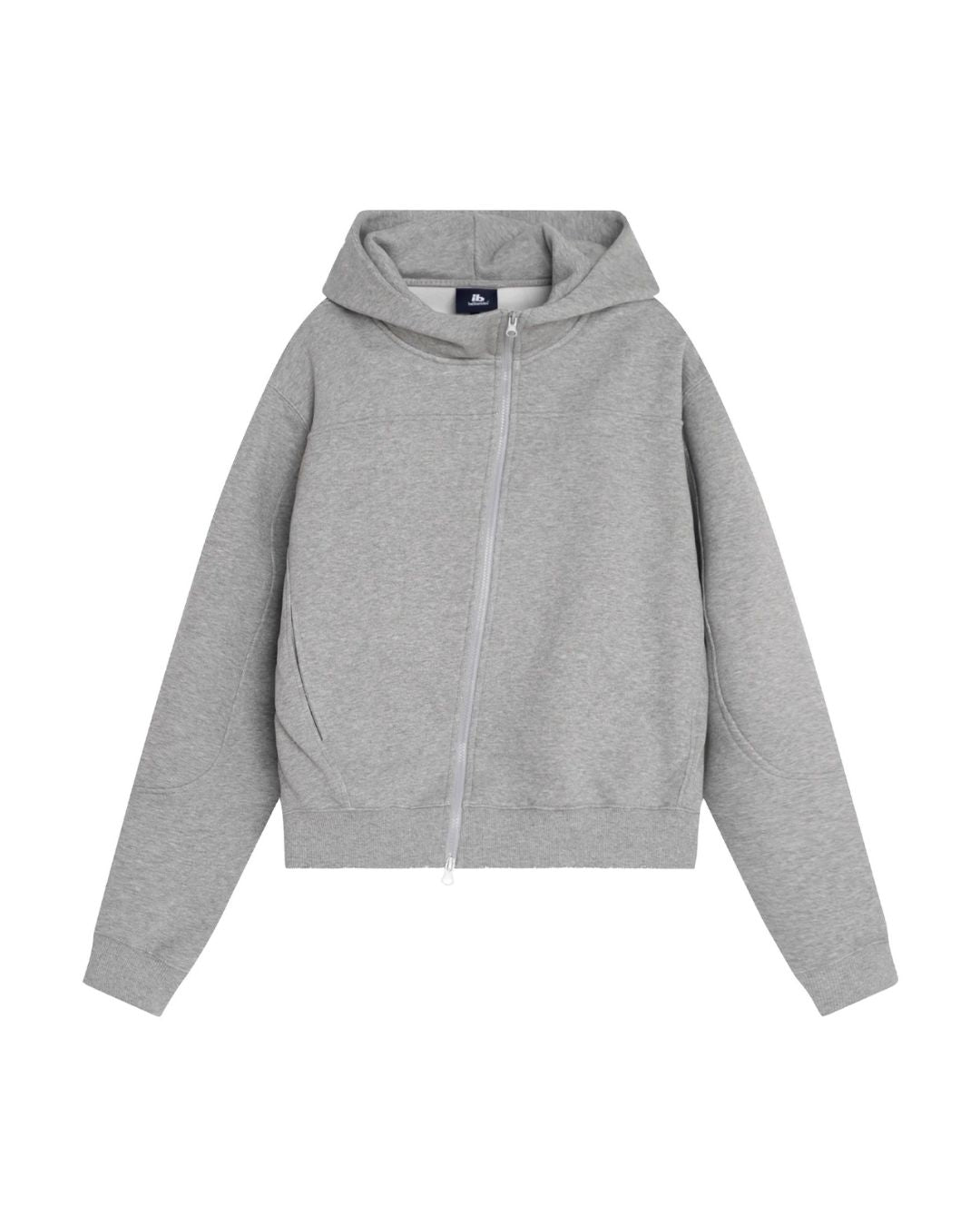 Diagonal Zip Hoodie　HD088