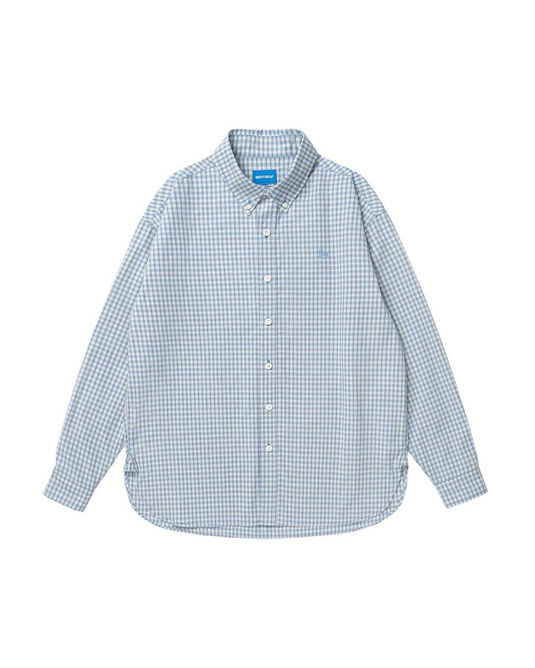Cotton One-point Check Shirt　LS103