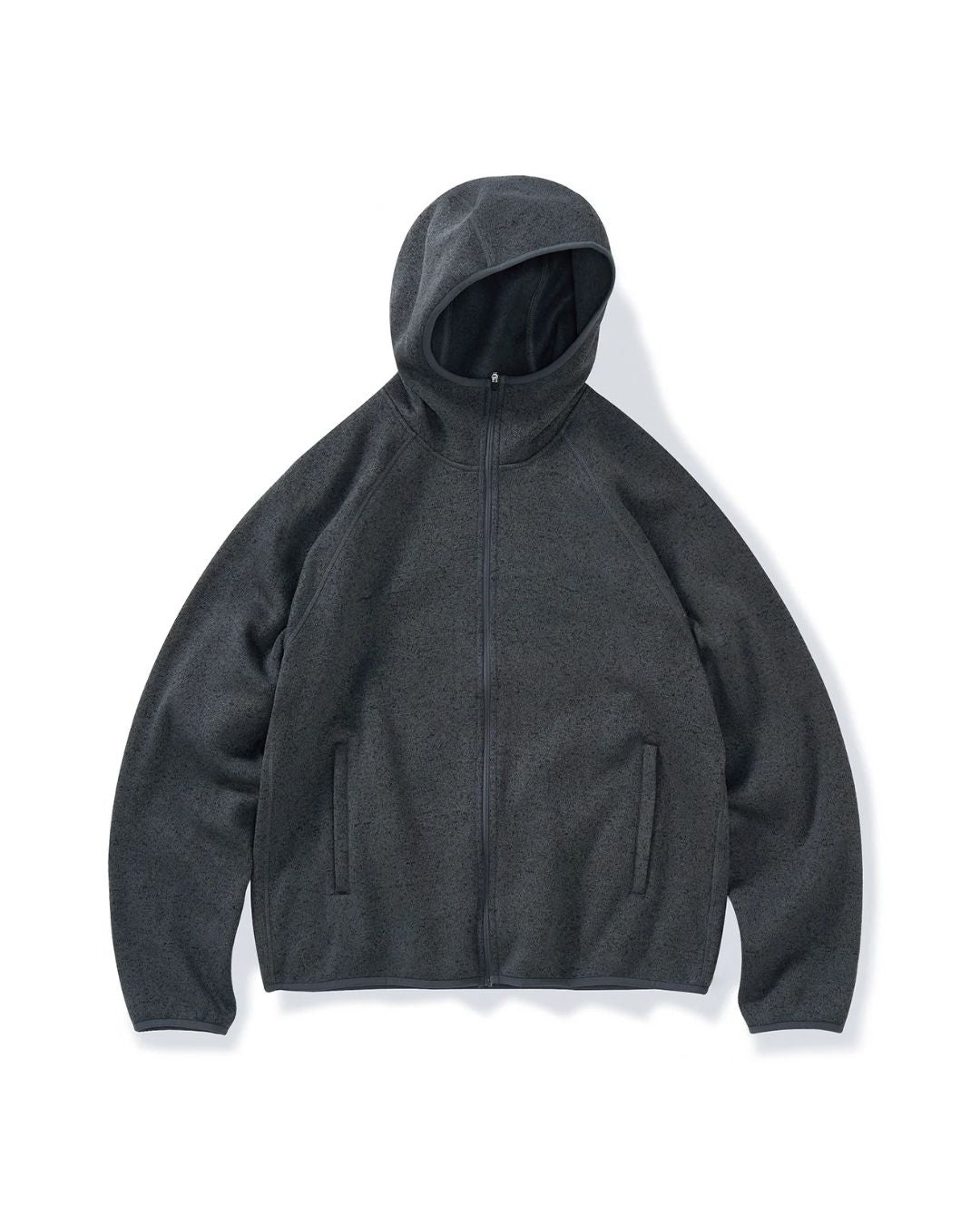 Heathered Fleece Zip Hoodie　HD086