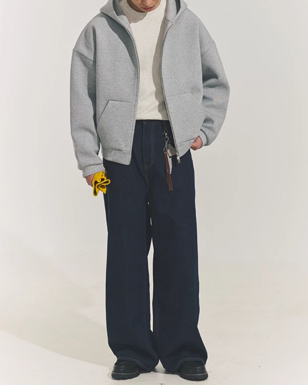 Non-wash Loose Straight Jeans　DP053