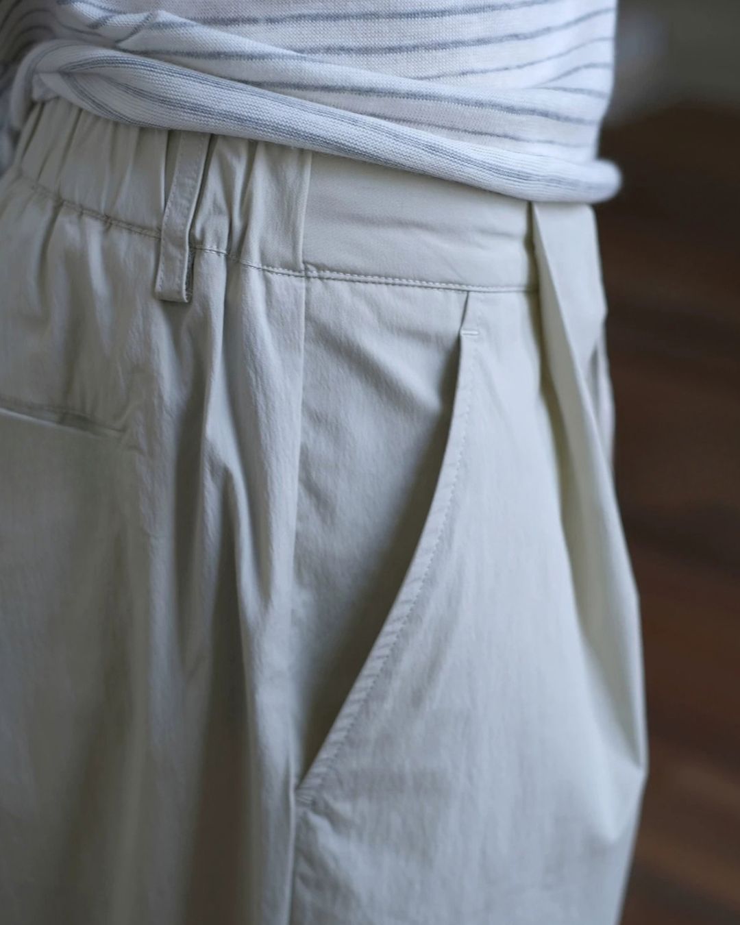 Casual Tuck Wide Pants　WP122