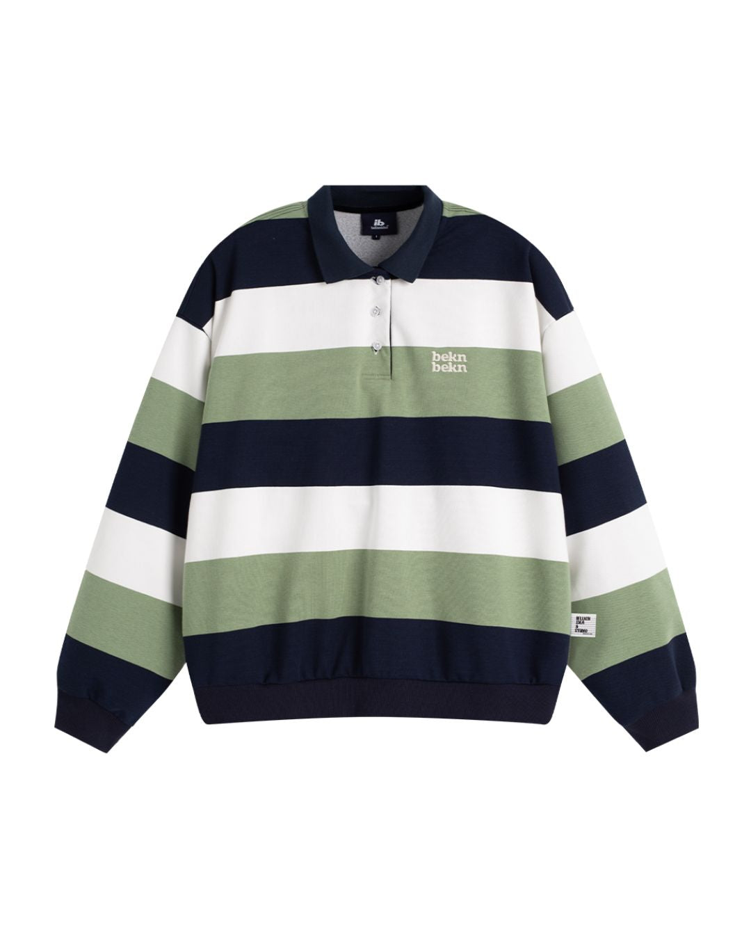 Border Polo Sweatshirt　LS101