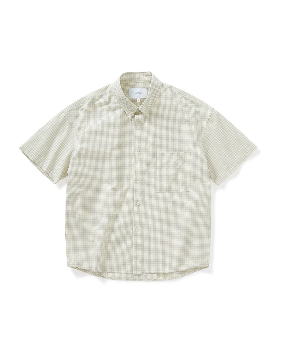 Sand-washed Plaid Shirt　SS094