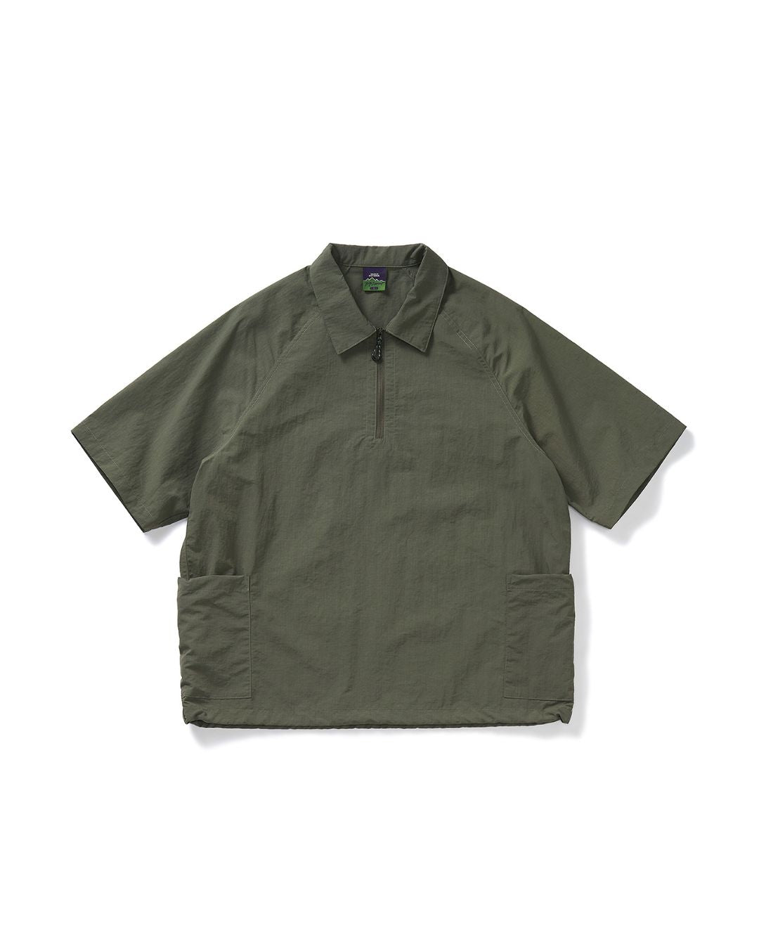 Nylon Half Zip Shirt　SS065