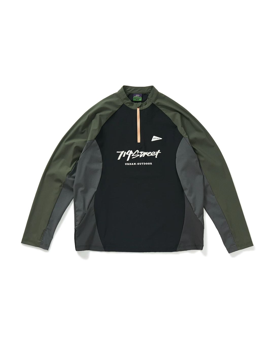 【10日以内お届け】Quick-drying Half-zip T-shirt　LT079