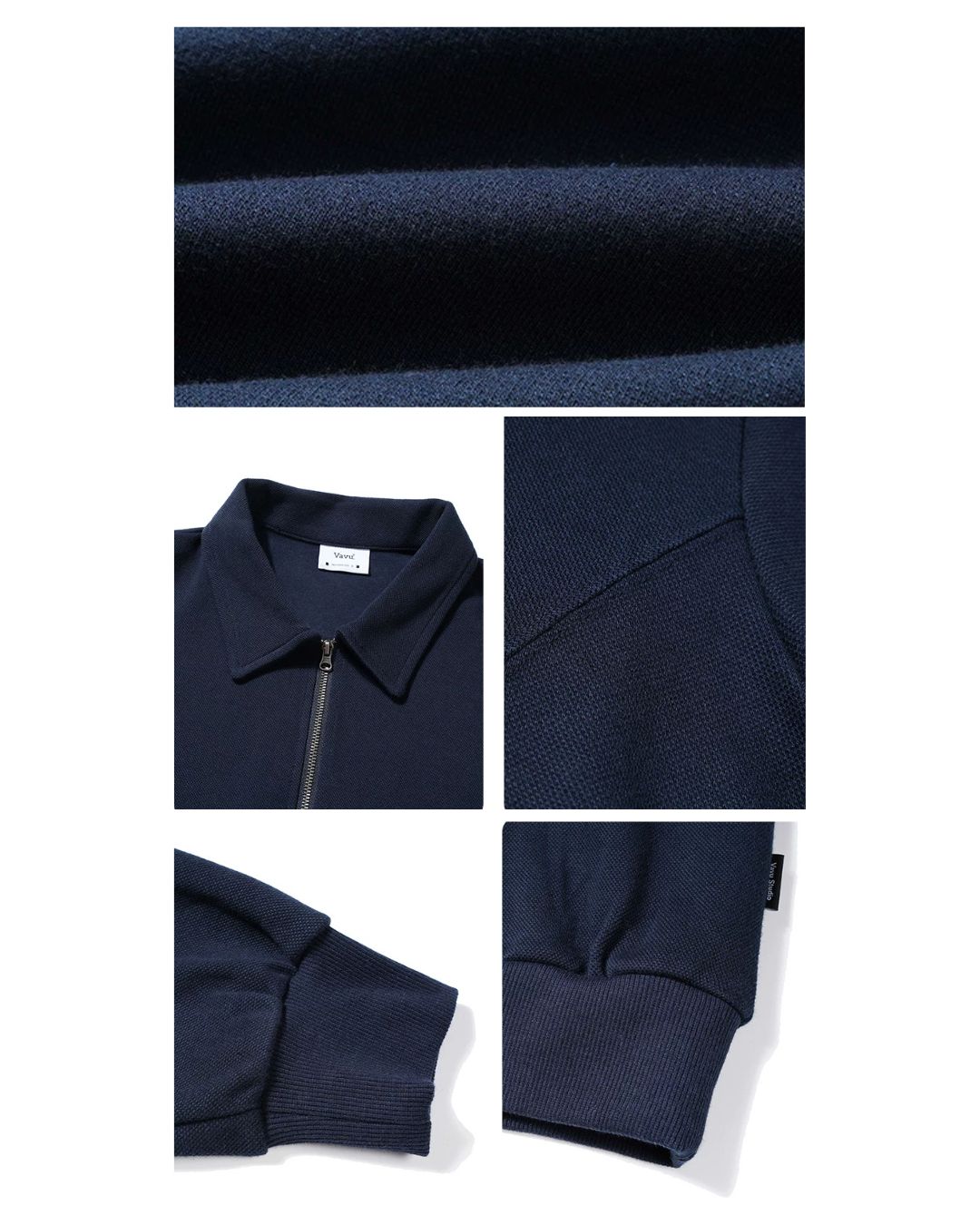 Half-zip Polo Sweatshirt　SW097