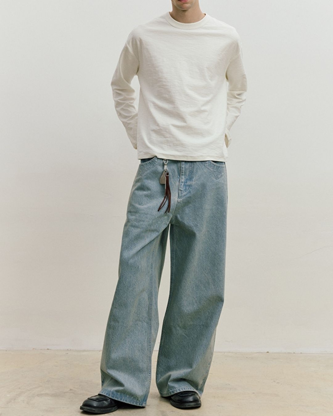Casual Wide Straight Jeans　DP054
