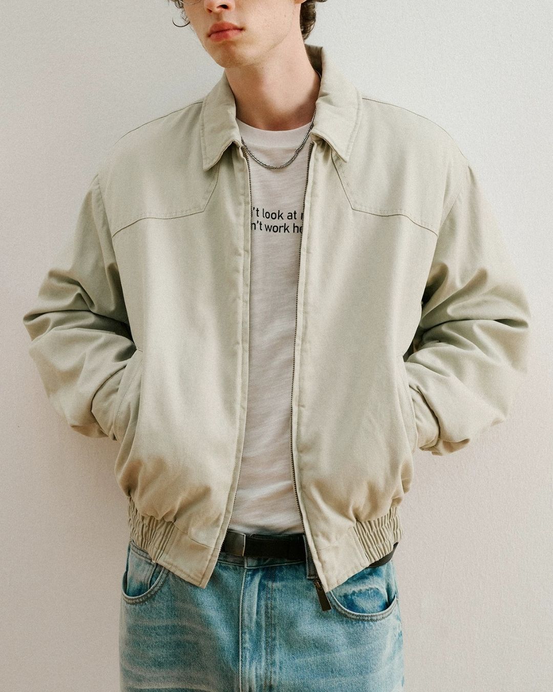 Vintage Wash Zip Jacket　JK256