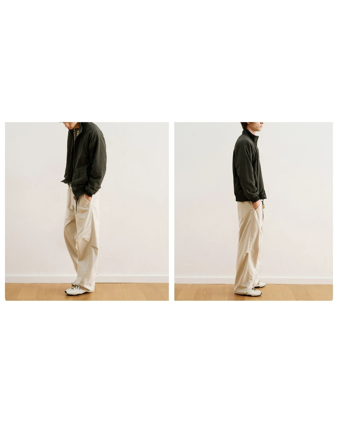 Reversible Stand Collar Jacket　JK257