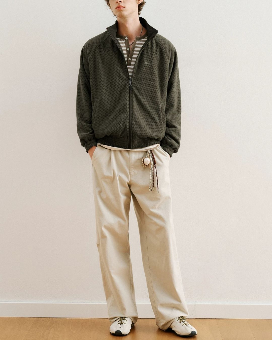 Reversible Stand Collar Jacket　JK257