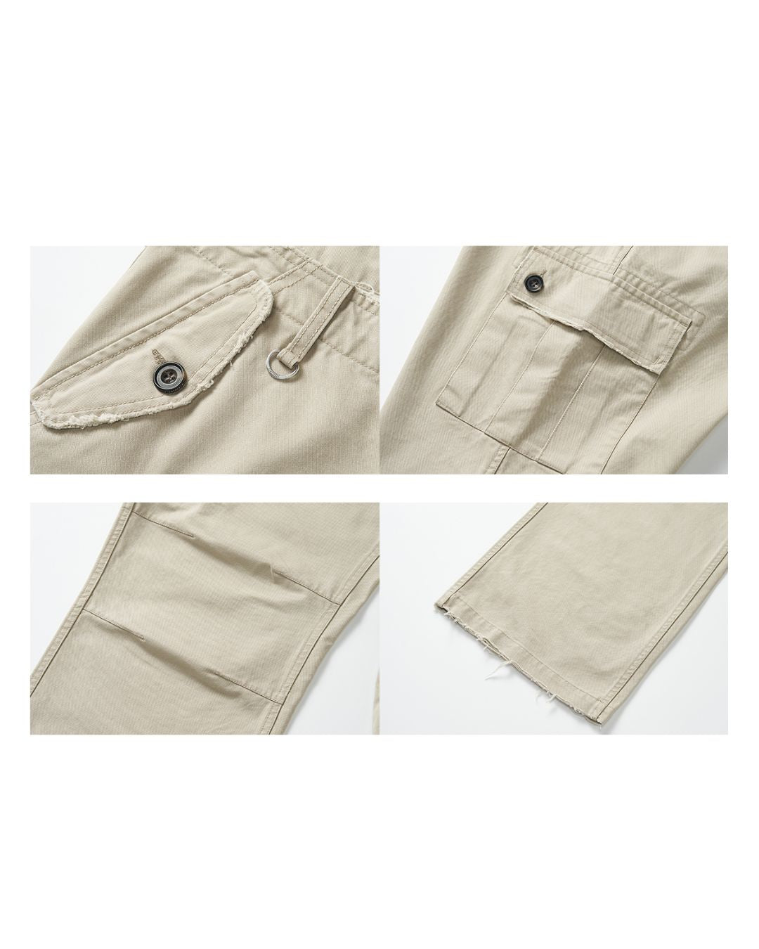 Washed Flare Work Pants　CP046