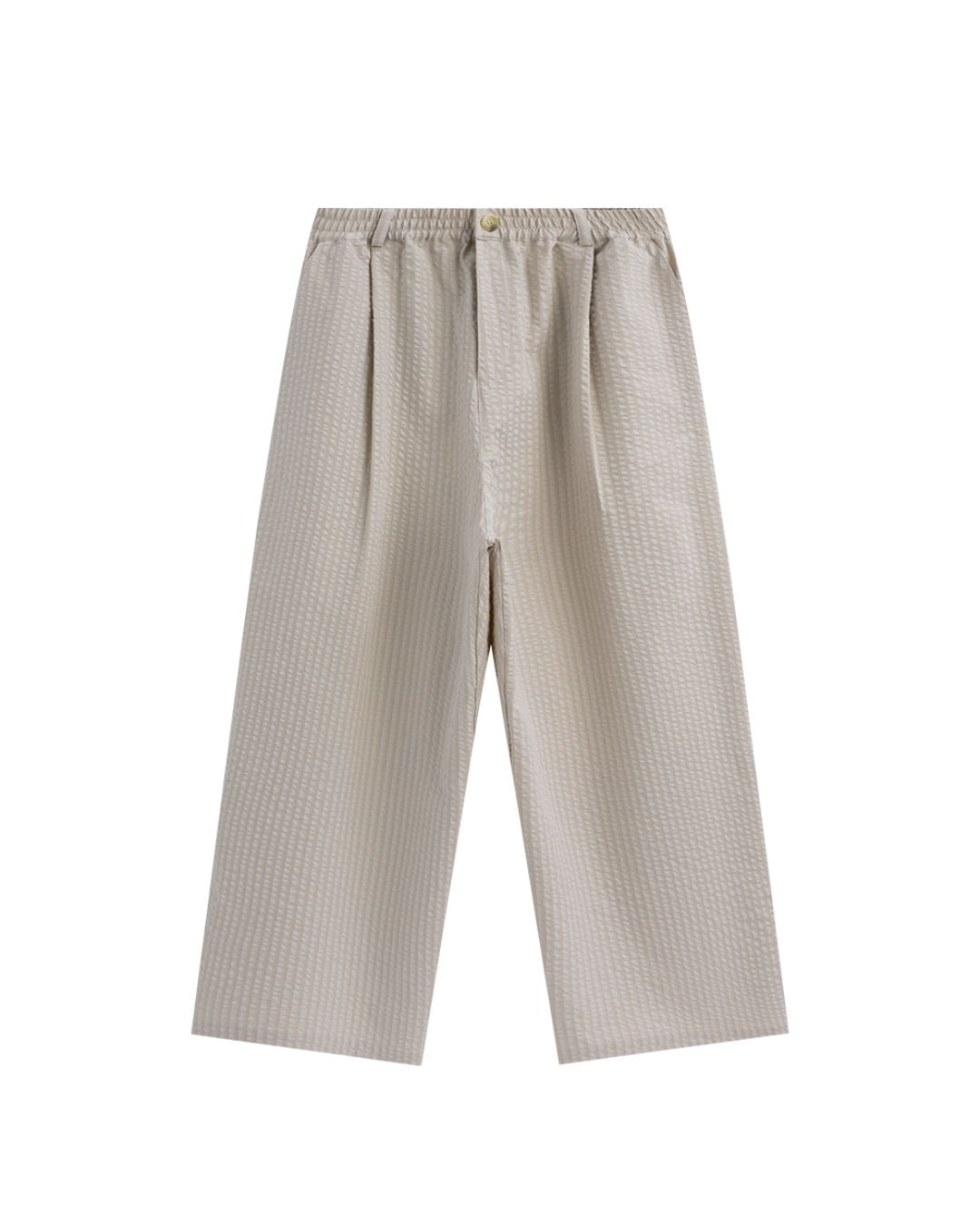 Tuck Wide Check Pants　WP083