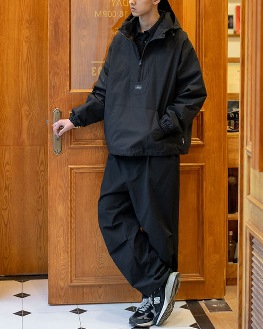 Half-Zip Check Hooded Jacket　JK237