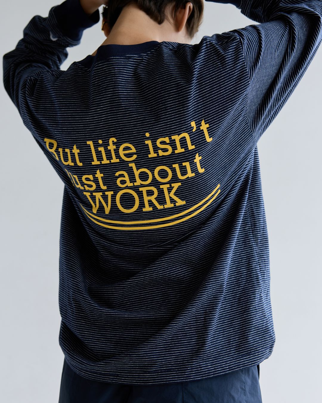 Back Logo Border T-shirt　LT077