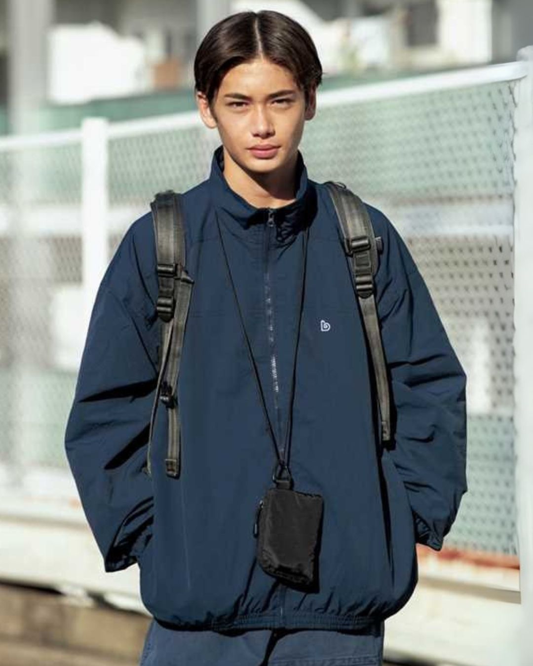 【10日以内お届け】Stand Collar Full Zip Jacket　JK236