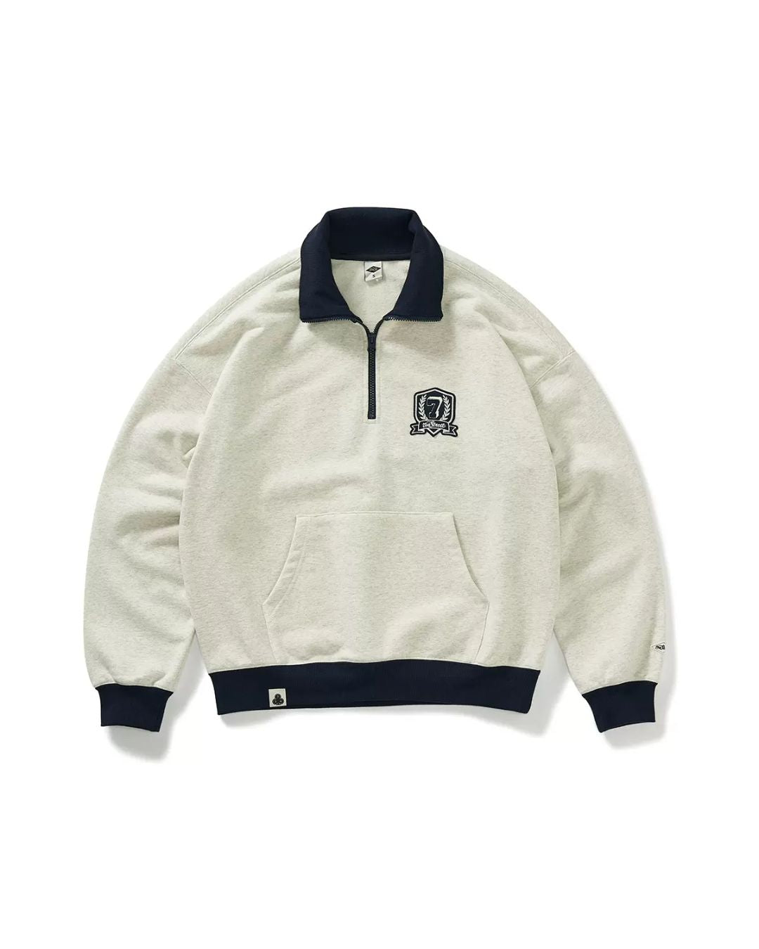 College Style Half Zip Sweat　SW070