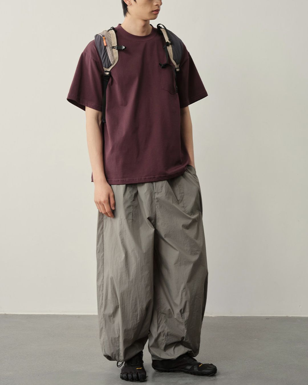 Pocket Drawstring Cool T-shirt　ST183
