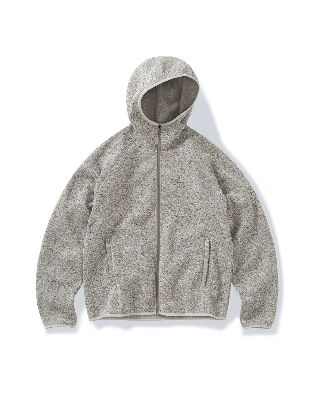Heathered Fleece Zip Hoodie　HD086
