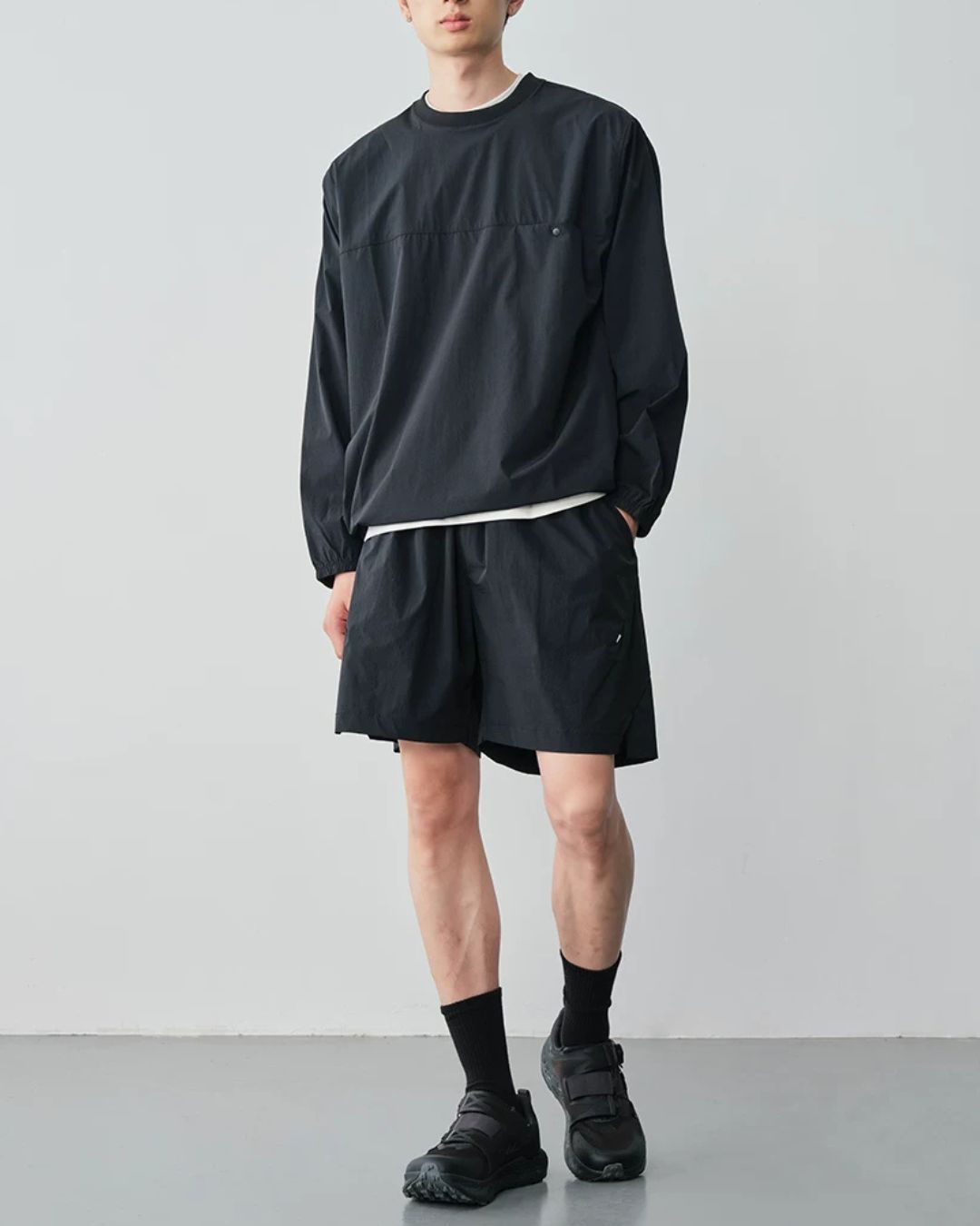 Utility Pocket Drawcord T-Shirt　LT087