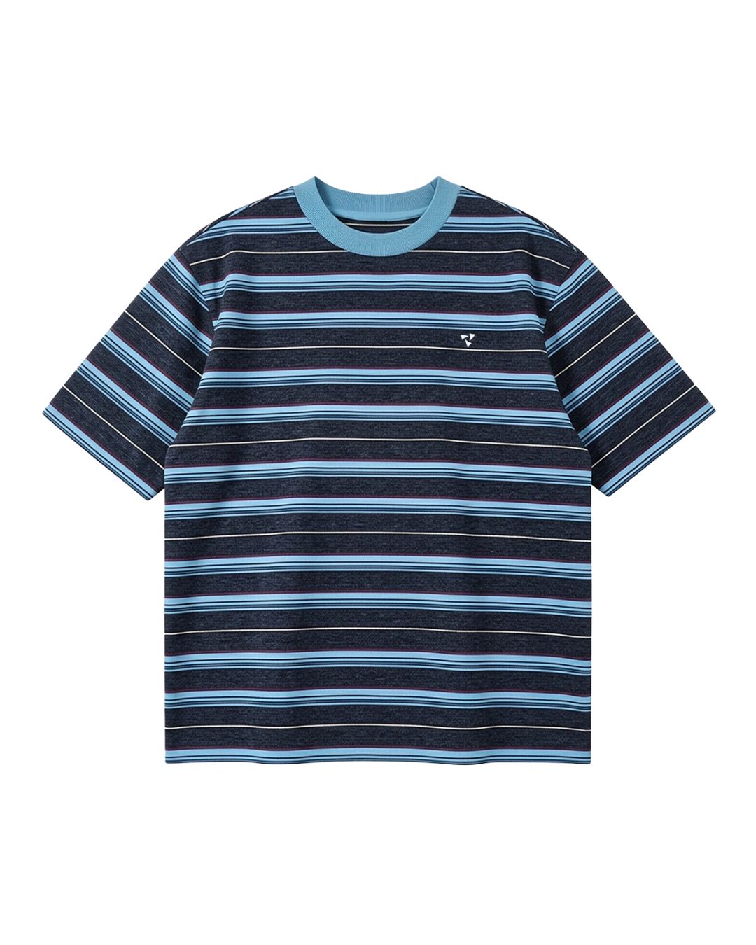 lilimeek border t-shirt ネイビー　フリーサイズ Kids Luke Tencel Border Shirt in Navy | Psycho Bunny