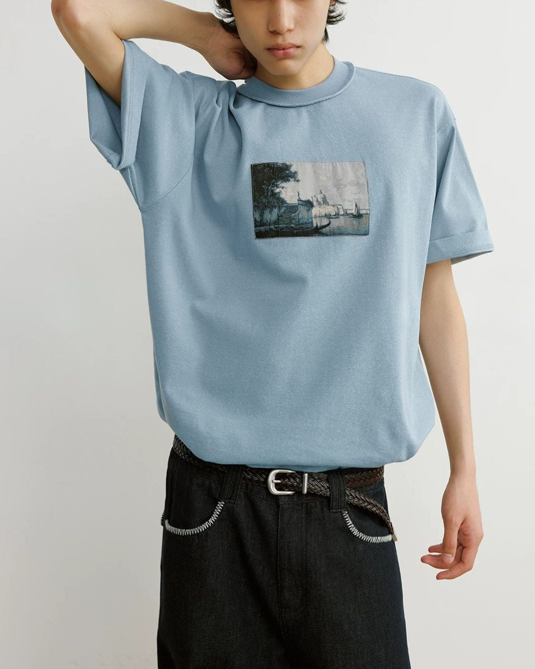 Landscape Painting T-shirt　ST197