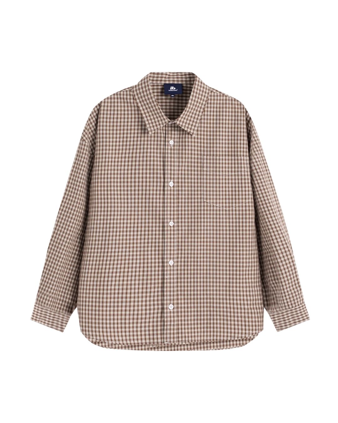 Drop Shoulder Check Shirt　LS102