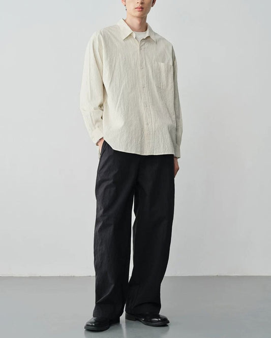 Cotton Blend Wide Pants　WP123