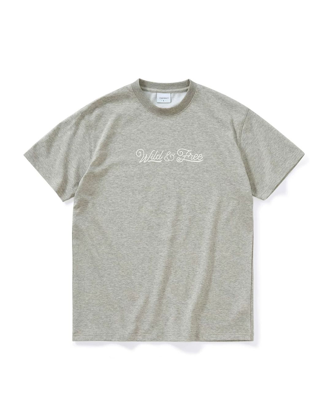 Textured Logo Crew Neck T-Shirt　ST188
