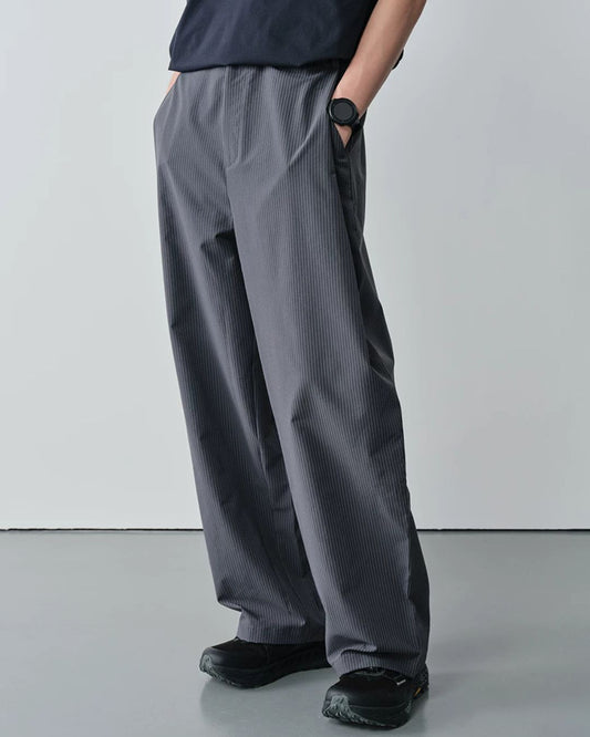 Seersucker Stripe Wide Pants　WP109