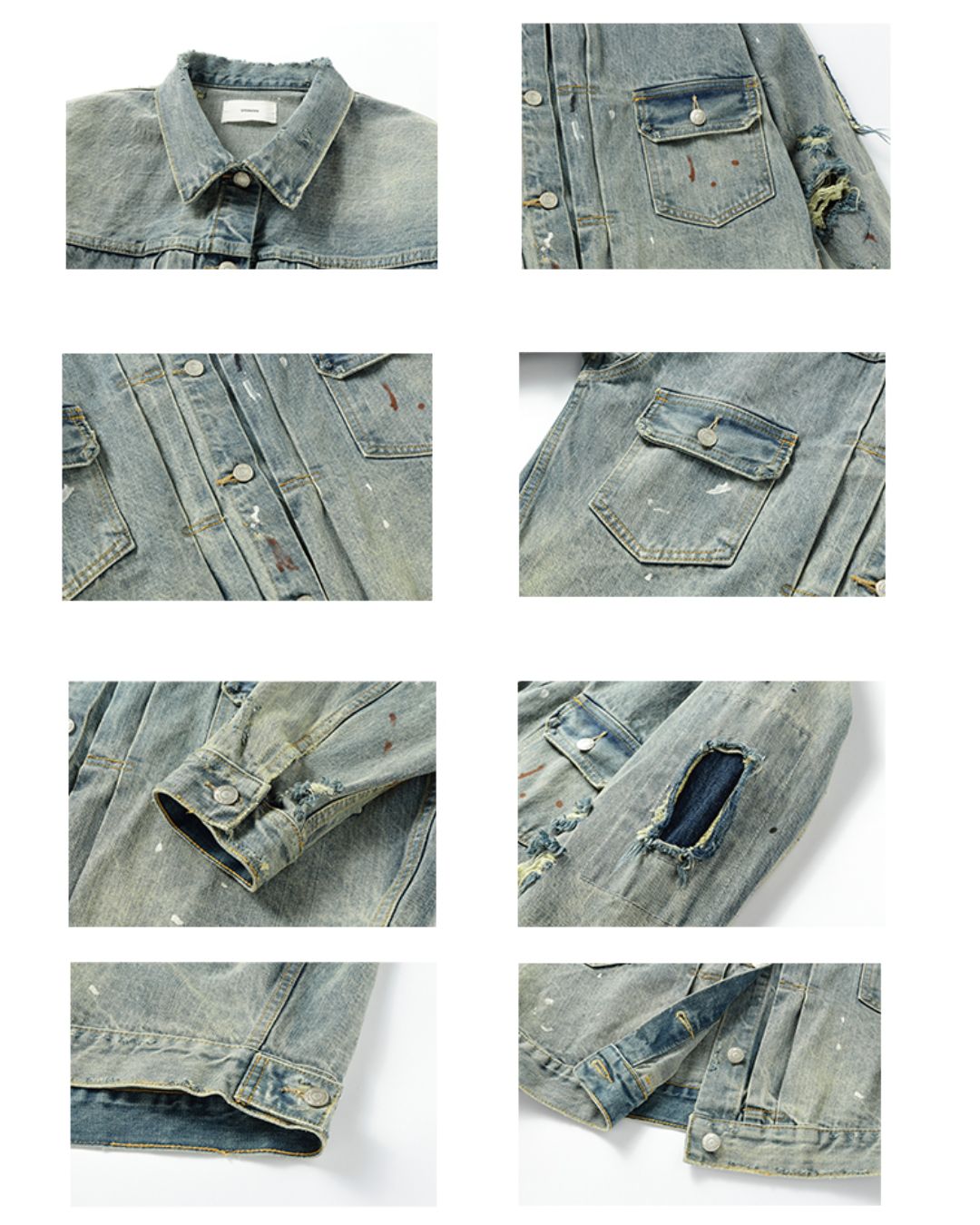 Destroy Denim Jacket　JK187