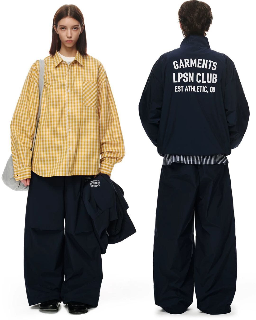 Panel Wide Track Pants　WP129